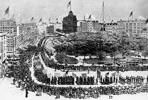 Labor Day Parade 1882