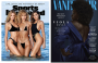 July issues of Sports Illustrated and Vanity Fair