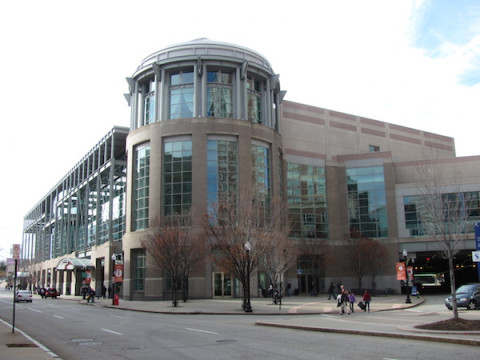 The incident reportedly occurred at the garage at the Convention Center (seen here). PHOTO: File