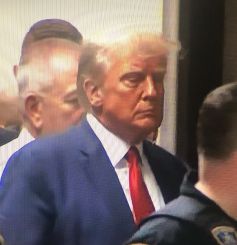 Former President Donald Trump PHOTO: WCBS via CNN Video Feed