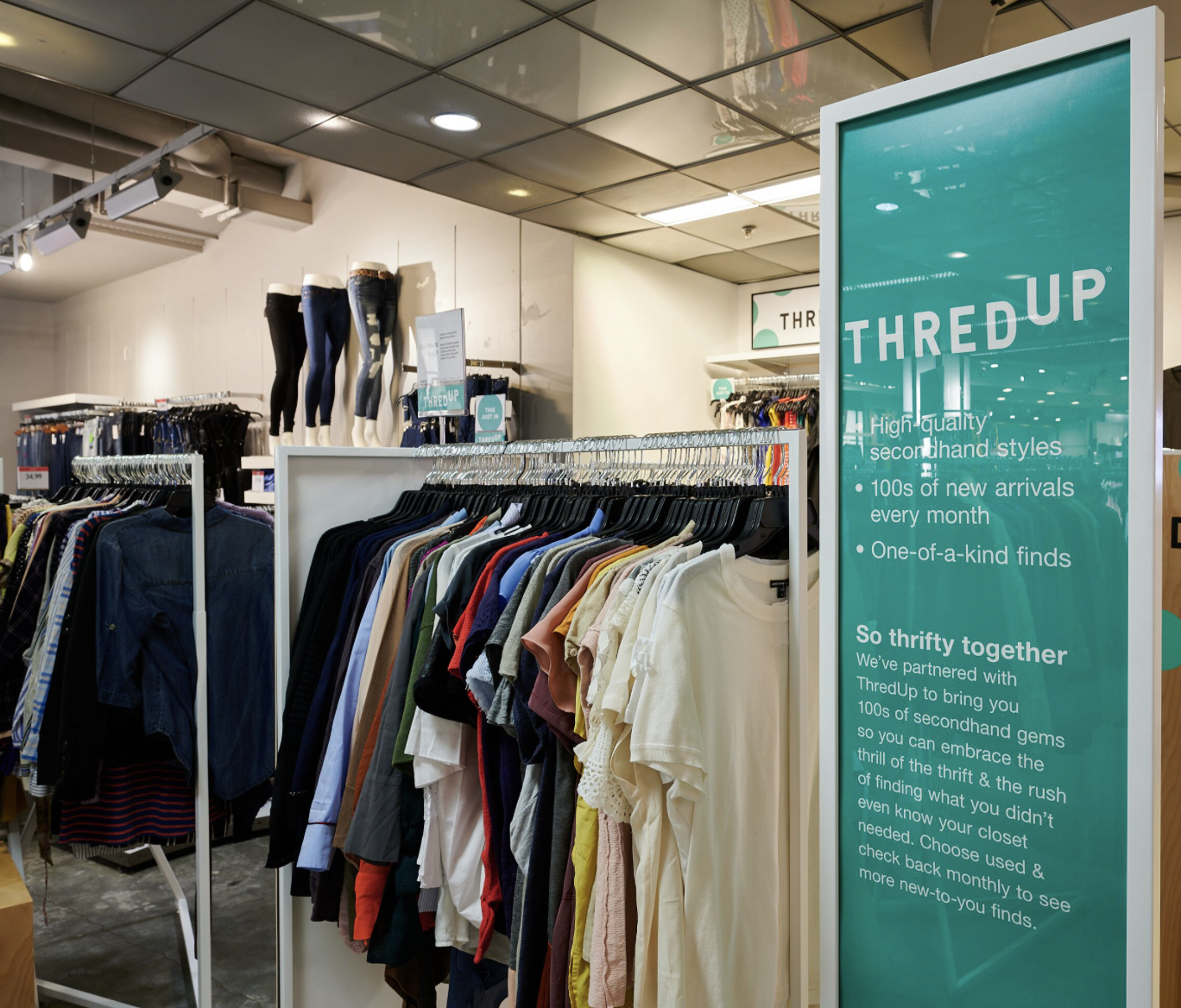 ThredUp, whose second-hand goods will start appearing at Macy's