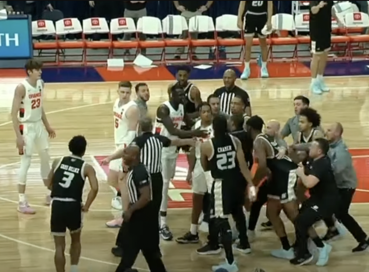 GoLocalProv | VIDEO: Syracuse and Bryant Fight